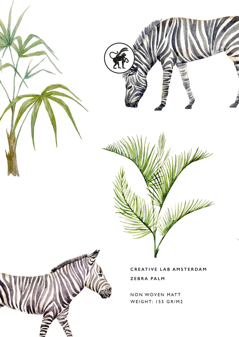 Creative Lab Amsterdam Zebra Palm Sample