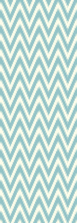 Creative Lab Amsterdam behang Ikat Blue Wallpaper