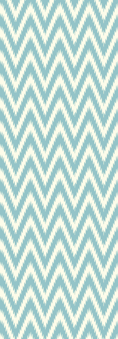 Creative Lab Amsterdam behang Ikat Blue Wallpaper