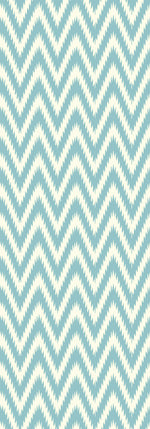 Creative Lab Amsterdam behang Ikat Blue Wallpaper