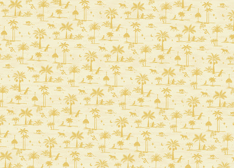 Creative Lab Amsterdam behang Jungle Silhouette Yellow Wallpaper