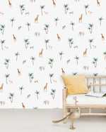 Creative Lab Amsterdam behang Savannah Palmtree Wallpaper