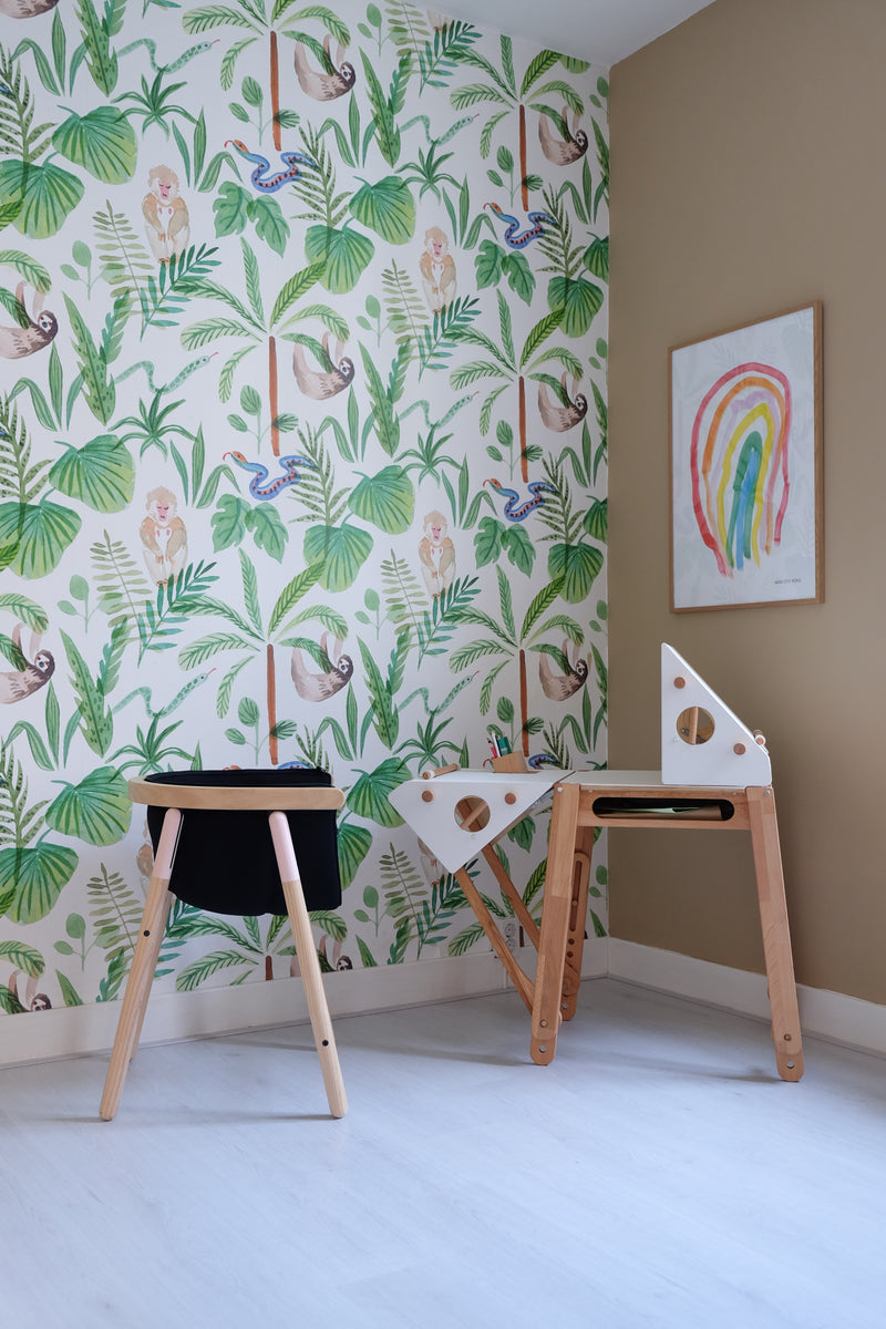 Creative Lab Amsterdam behang Jungle Monkeys Wallpaper