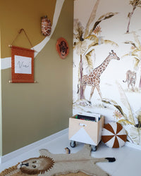 Creative Lab Amsterdam behang African Safari Sunset Wallpaper by Oh La Lot