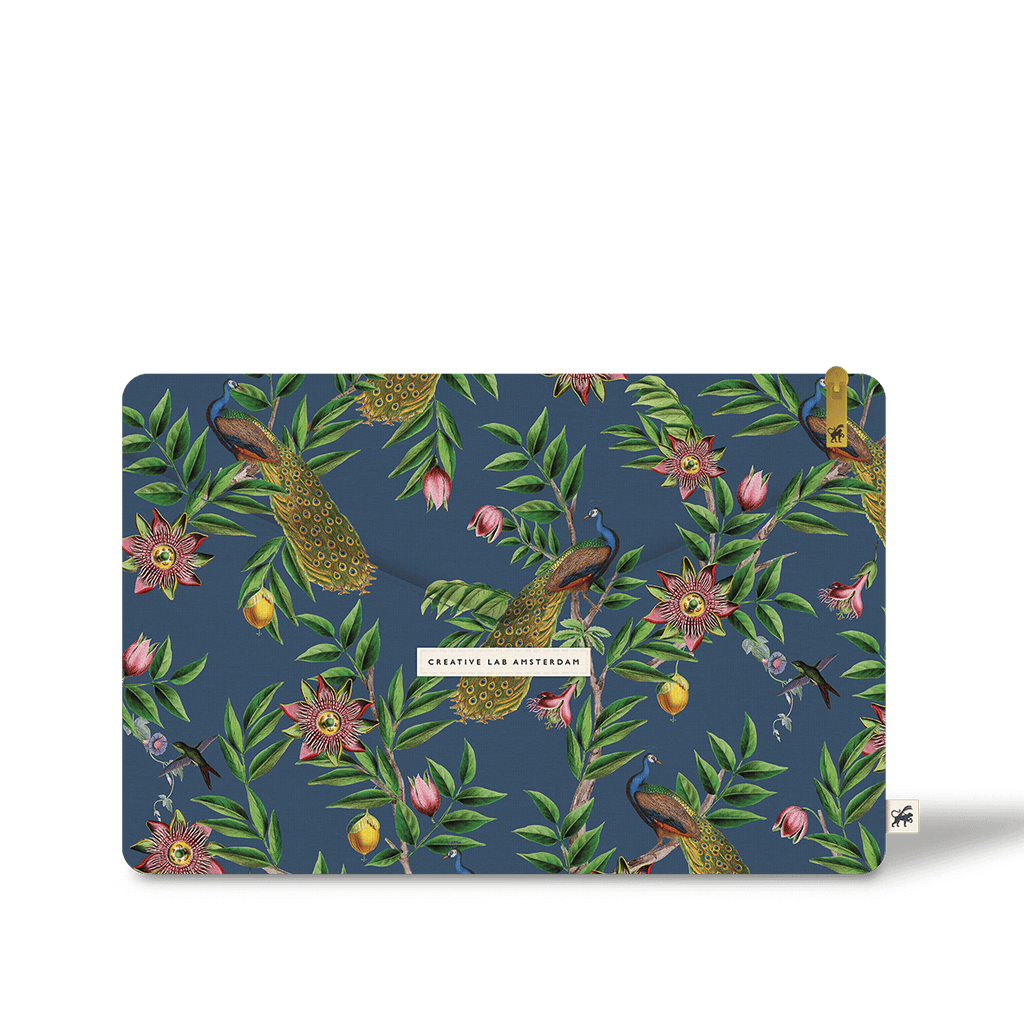 Creative Lab Amsterdam Passion Peacock Laptop sleeve 13 inch